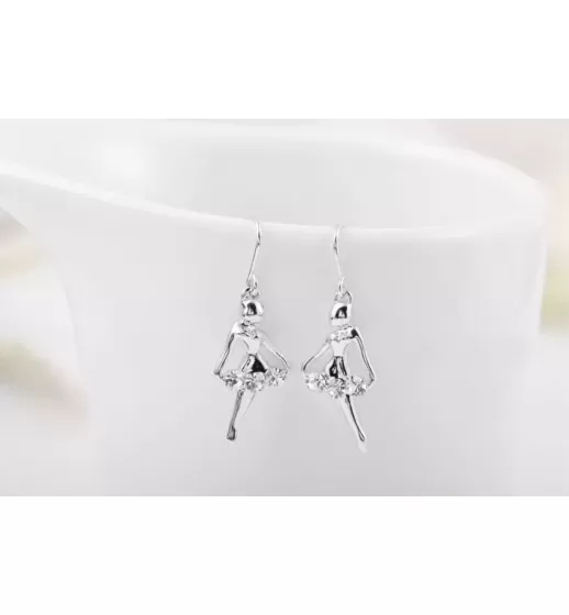 Серьги ROZI RR-35195 силуэты танцовщиц