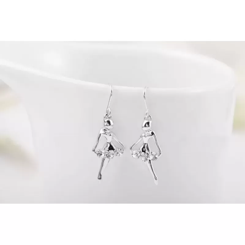 Серьги ROZI RR-35195 силуэты танцовщиц