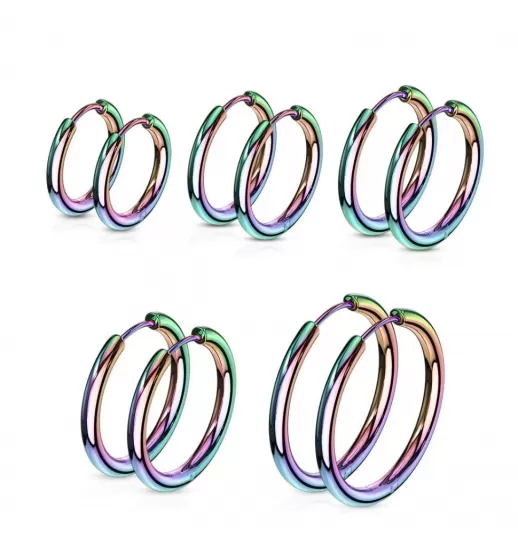 Серьги-кольца (конго) TATIC WB-SE3065 из нержавеющей стали