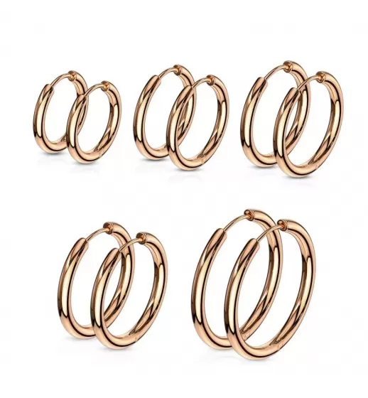 Серьги-кольца (конго) TATIC WB-SE3065 из нержавеющей стали