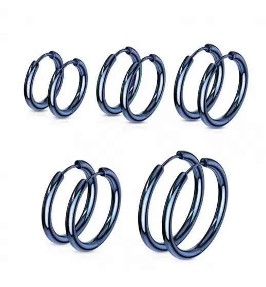 Серьги-кольца (конго) TATIC WB-SE3065 из нержавеющей стали