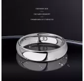 Кольцо из вольфрама INFY RTG-0001-ST, обручальное, шириной от 2 до 8 мм