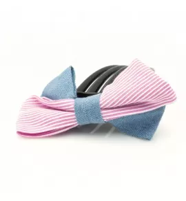 Заколка для волос AS-A19546 с нежно-розовым бантом