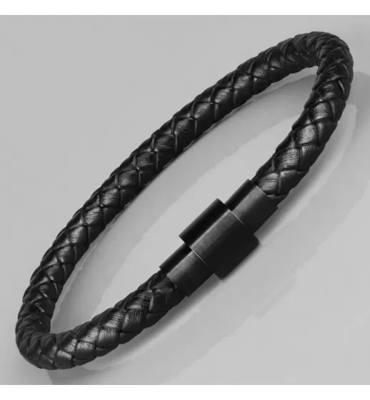Мужской кожаный браслет Everiot BC-MJ-1986 с магнитным замком