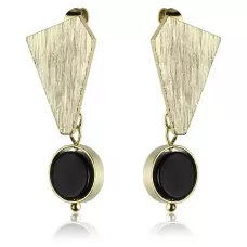 Женские висячие серьги с агатом Everiot Select SE-LNS-0008