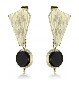 Женские висячие серьги с агатом Everiot Select SE-LNS-0008