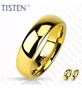 Кольцо Tisten из титан-вольфрама (тистена) R-TS-002 обручальное