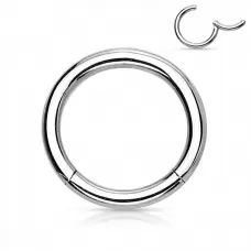 Кольцо кликер из стали PiercedFish PC3/RH3 серьга для пирсинга септума, трагуса и хеликса, брови, губ, сосков, пупка (от 6 мм до 16 мм)