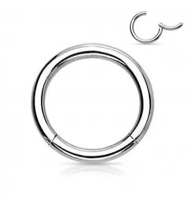 Кольцо кликер из стали PiercedFish PC3/RH3 серьга для пирсинга септума, трагуса и хеликса, брови, губ, сосков, пупка (от 6 мм до 16 мм)