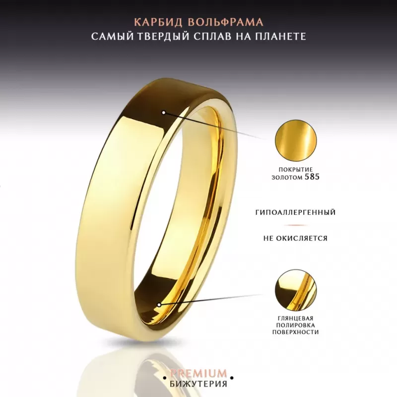 Кольцо из карбида вольфрама INFY R-TG-4998