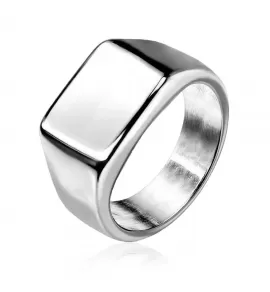 Кольцо-печатка (перстень) 5, 9, 14 и 18 мм из стали TATIC RSS-7685 с площадкой для гравировки надписей