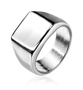 Кольцо-печатка (перстень) 5, 9, 14 и 18 мм из стали TATIC RSS-7685 с площадкой для гравировки надписей