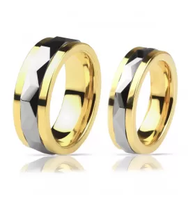 Кольцо антистресс из карбида вольфрама INFY R-TG-1224 с вращающейся серединкой