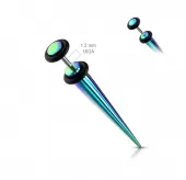 Серьга PiercedFish TSFXT растяжка-обманка (имитация плага) из стали