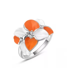 Кольцо ROZI RG-93210A с лепестками