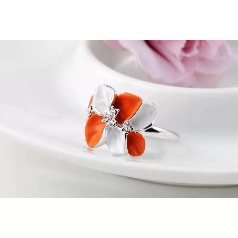 Кольцо ROZI RG-93210A с лепестками