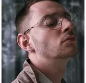 Женские серьги-кольца из медицинской стали Spikes SE3517