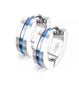 Женские серьги-кольца из медицинской стали Spikes SE3517