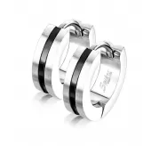 Женские серьги-кольца из медицинской стали Spikes SE3517