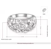 Кольцо ROZI RG-08260A с фианитами