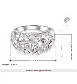 Кольцо ROZI RG-08260A с фианитами