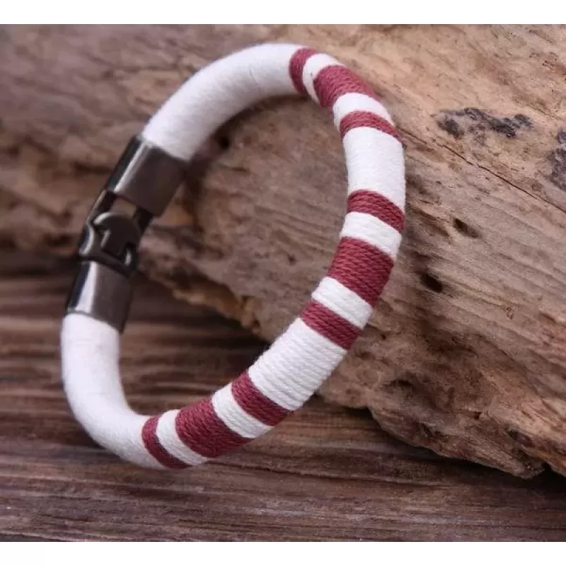 Браслет Everiot VD-DL-100-R с красными полосками