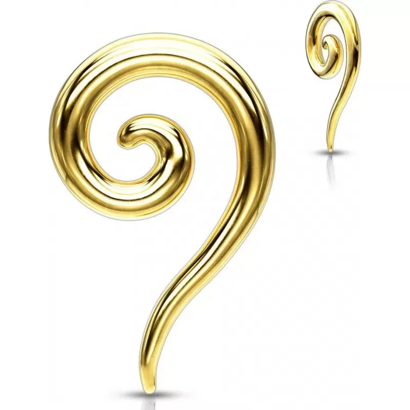 Стальная растяжка для тоннелей PiercedFish TSPR спираль (улитка)