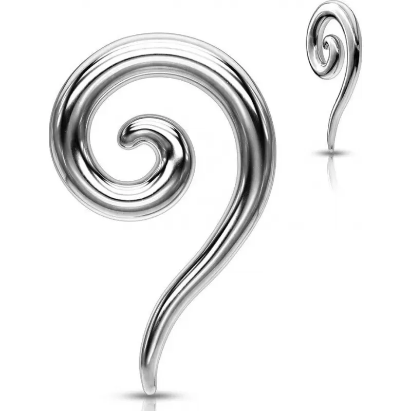 Стальная растяжка для тоннелей PiercedFish TSPR спираль (улитка)