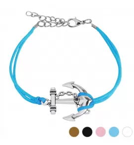 Браслет-шнурок TATIC SL0204 с якорем, текстильный