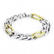 Мужской панцирный браслет-цепь Spikes SB26 из нержавеющей стали