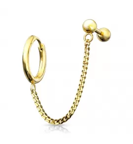 Кафф с цепочкой TATIC JC-020 из стали