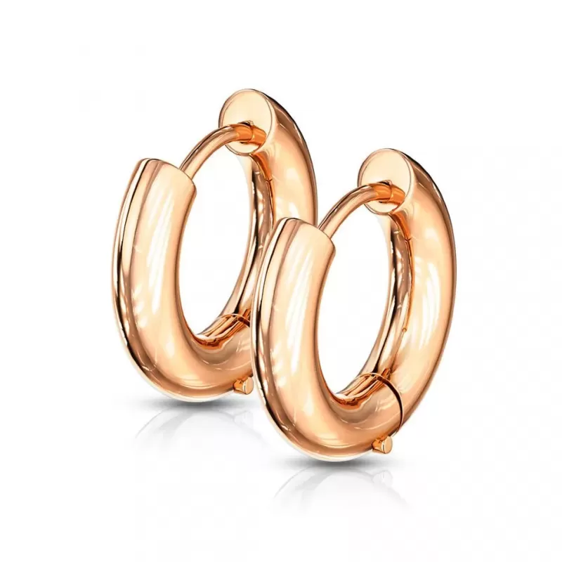 Серьги-кольца (бублики) из нержавеющей стали TATIC SE1007