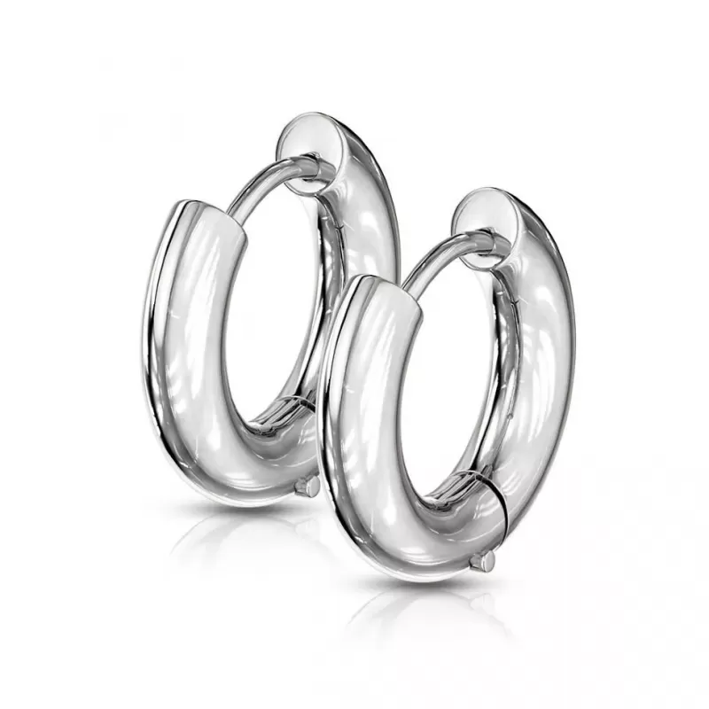 Серьги-кольца (бублики) из нержавеющей стали TATIC SE1007