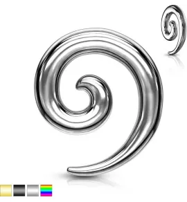Стальная растяжка для тоннелей уха Piercedfish TSPR2 в форме спирали (улитка)