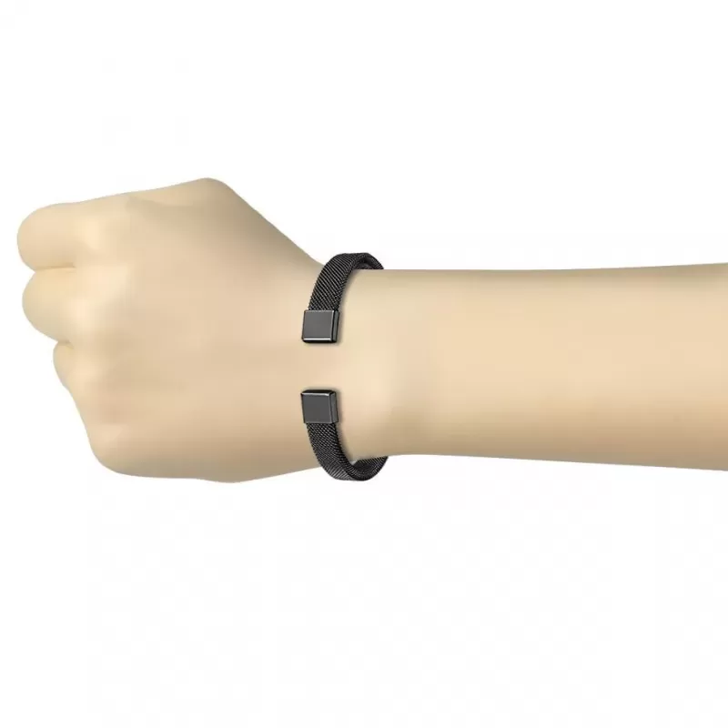 Жесткий сетчатый браслет-кафф из стали TATIC SBG-0995 незамкнутый