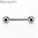Штанга из титана с внутренней резьбой Pirslab TIB для пирсинга уха, индастриал, в язык, для сосков, брови