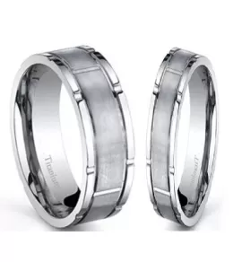 Кольцо из титана Lonti TI-008 без покрытия