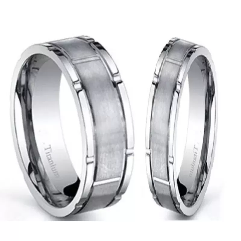 Кольцо из титана Lonti TI-008 без покрытия