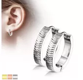 Женские серьги конго из медицинской стали Spikes SE3528