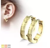 Женские серьги конго из медицинской стали Spikes SE3528