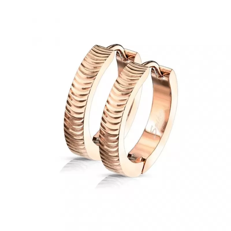 Женские серьги конго из медицинской стали Spikes SE3528