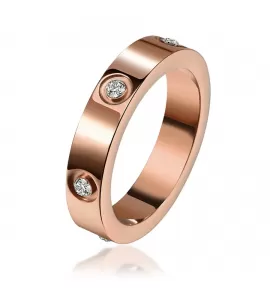 Женское кольцо из стали TATIC RSS-6759-RD