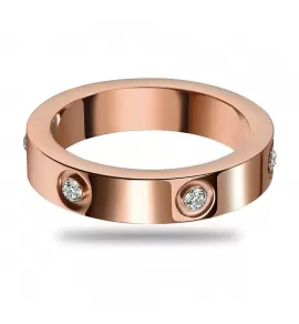 Женское кольцо из стали TATIC RSS-6759-RD