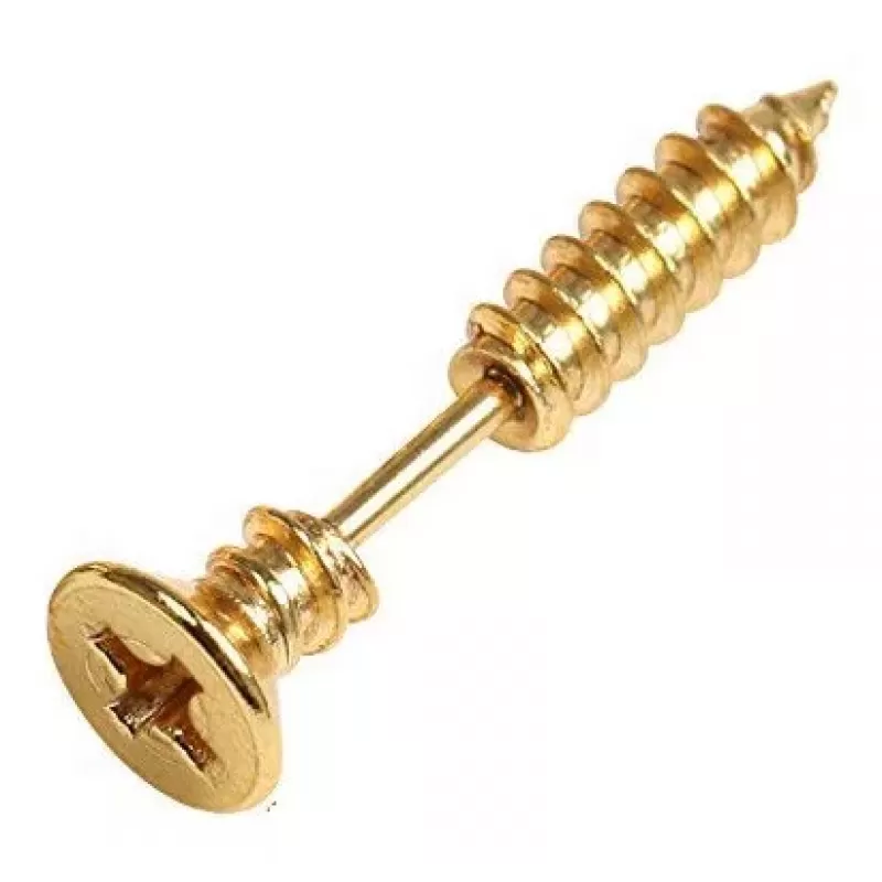 Серьга PiercedFish JD21 (имитация плага) в форме шурупа