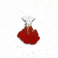 Деревянный значок «Вулкан» COREYAGI ASC-VL04