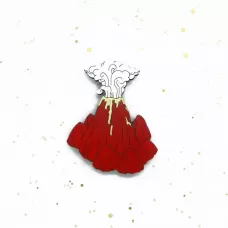 Деревянный значок «Вулкан» COREYAGI ASC-VL04