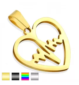 Кулон из стали TATIC SSPM-6682 в форме сердца