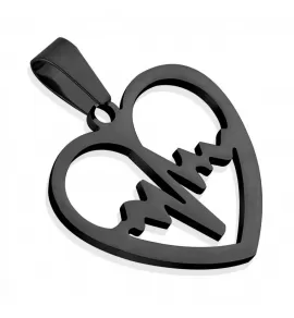 Кулон из стали TATIC SSPM-6682 в форме сердца