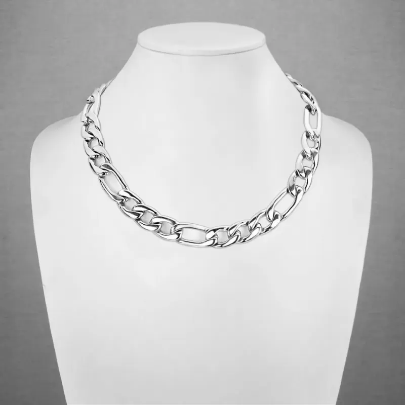 Мужская цепь панцирного плетения Spikes SSN25 из нержавеющей стали