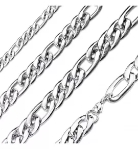 Мужская цепь панцирного плетения Spikes SSN25 из нержавеющей стали